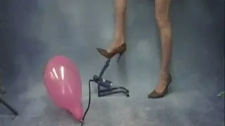 Balloon Pedal Pumping- Leopard Pumps