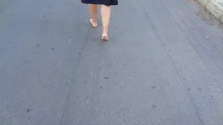 Barefoot day walking