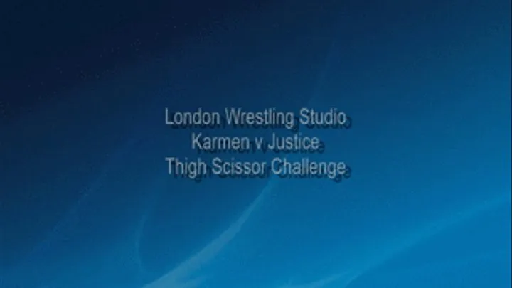 Karmen vs Justice thigh wrestling challenge