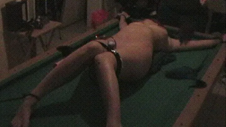 Hailey to multiple orgasms on a pool table - 5 It burns inside