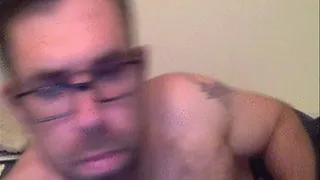 JERKING OFF AND CUMMING ON MY CHEST