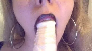 Black lips sucking