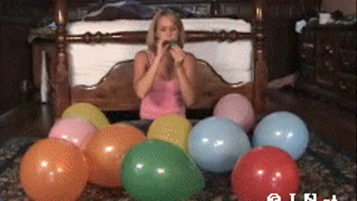 Layla's Bedroom Balloon Party