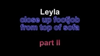 Leyla close up footjob ft#rom top of sofa ***part II***