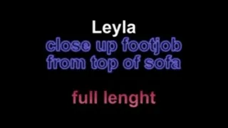 Leyla close up footjob ft#rom top of sofa ** lenght***