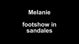 Melanie footshow in sandales