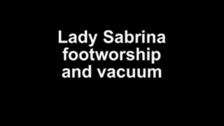 Lady Sabrina footfetish and vacuum