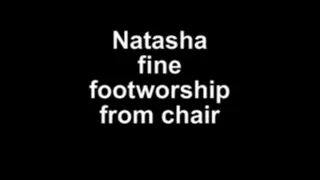 Natasha fine footworship from chair