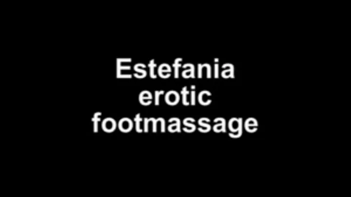 Estefania erotic footmassage