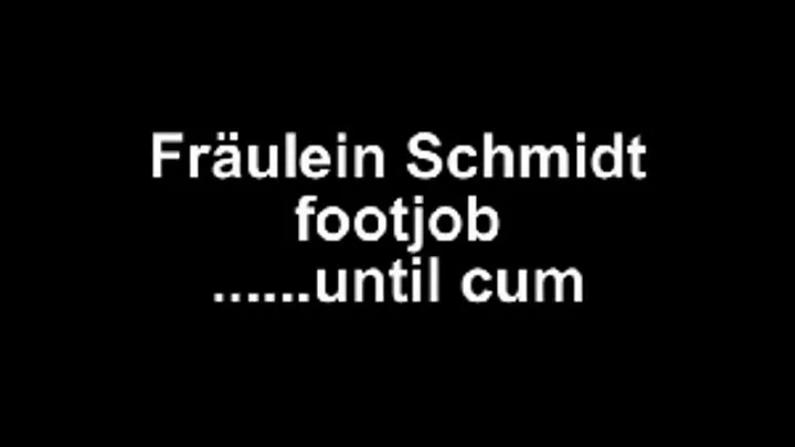 Fräulein Schmidt do footjob until cum