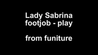 Lady Sabrina foojobplay from funiture