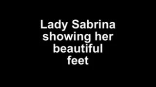 Lady Sabrina showing her wonderful feet! ***NEW MODEL!!***