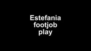 Estefania footjob - play