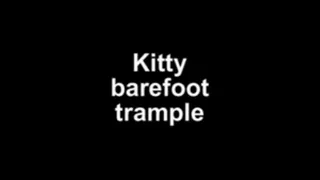 Kitty barefoot trample