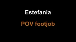 Estefania POV footjob