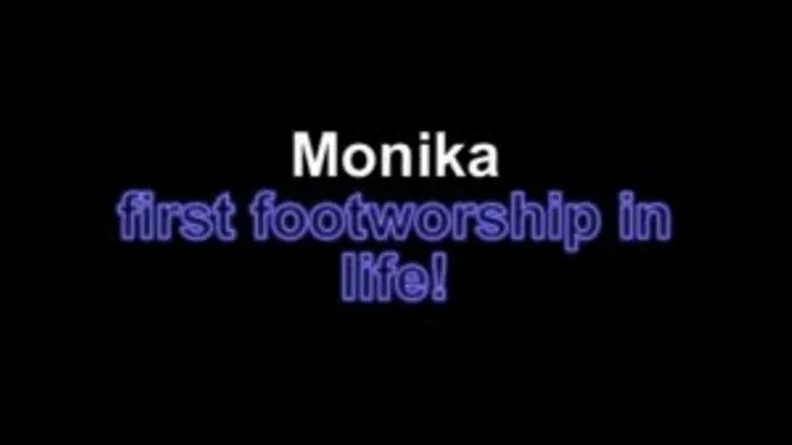 Monika first footworship in her life!!!