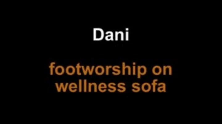 Dani footworship on wellness sofa