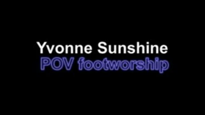 Yvonne sunshine POV footworship