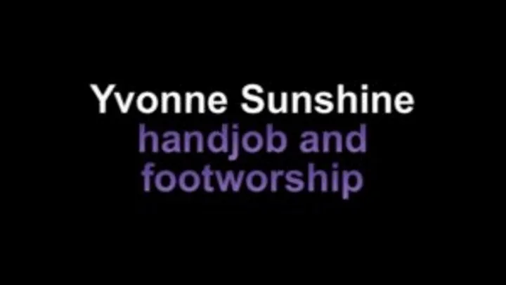 Ivanne sunshine handjob and footworship