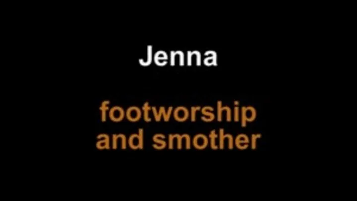 Jenna footworship and smother