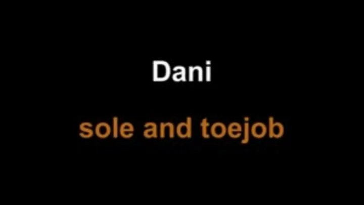 Dani sole and toejob