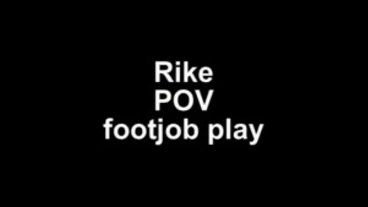 Rike POV footjob play