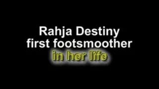 Rahja Destiny first footsmother in her life***NEW MODEL!!***