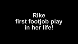 Rike first footjobplay in her life