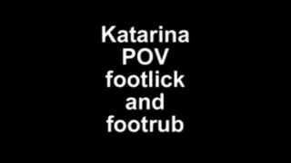 Katarina footworship and footjob