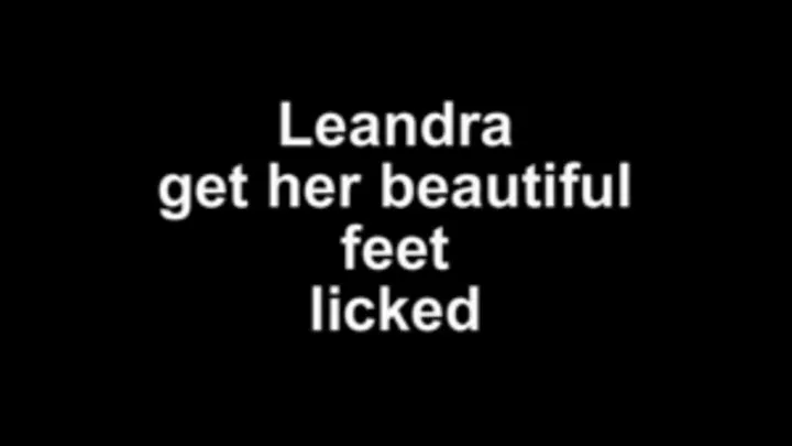 Leandra get her beautiful nacked licked