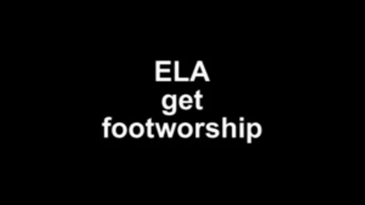 Ela get footworship