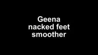 Geena naked feet smother