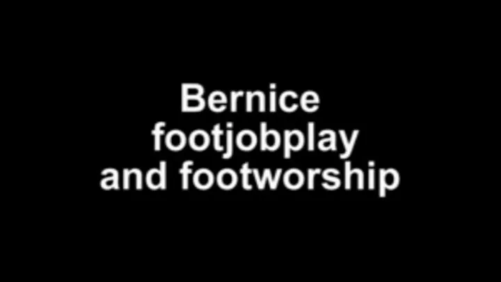 Bernice footjobplay and footworship