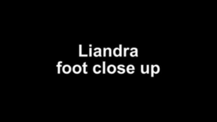 Liandra foot close up