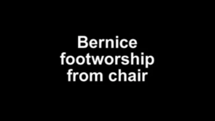 Bernice footworship from chair