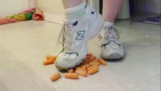 Crushing carrots in my sneakers