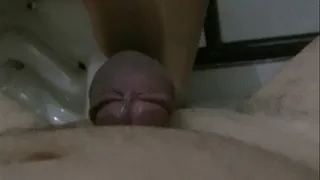 Dirty Toilet Footjob POV SM