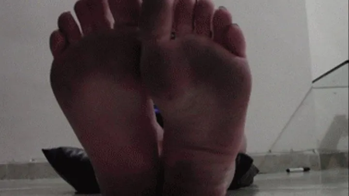 Brief Dirty Feet Footjob