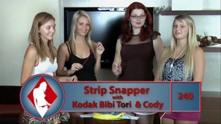 Strip Snapper with Kodak, Bibi, Tori, and Cody