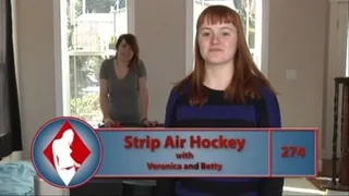 Strip Air Hockey with Veronica and Betty