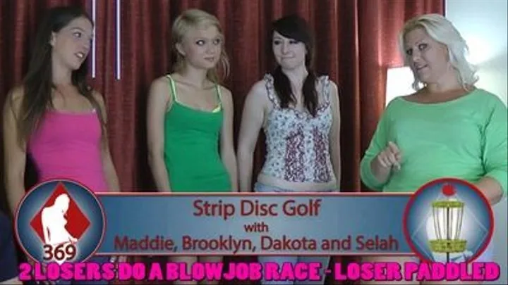 Strip Disc Golf with Maddie, Brooklyn, Dakota, and Selah