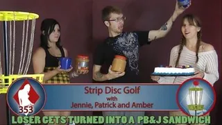 Strip Disc Golf with Jennie, Patrick, and Amber