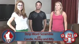 Strip Word Scramble with Candle, Billy, and Ashley