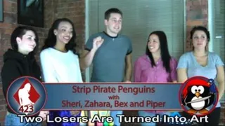 Strip Pirate Penguins with Sheri, Zahara, Bex, and Piper