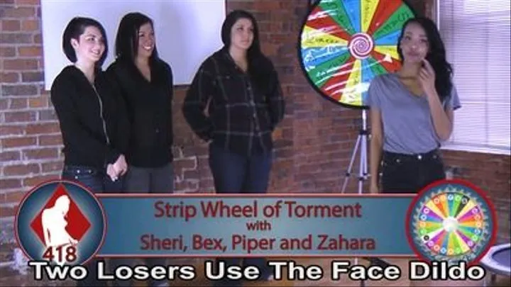 Strip Wheel of Torment with Sheri, Bex, Piper, and Zahara