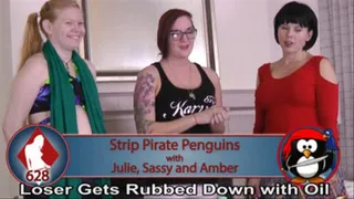 Strip Pirate Penguins with Julie, Sassy, and Amber