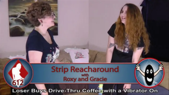 Strip Reacharound with Roxy and Gracie