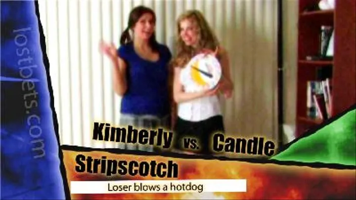Stripscotch with Kimberly and Candle