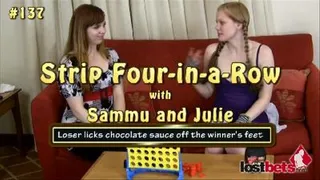 Strip Four-in-a-Row with Sammy and Julie