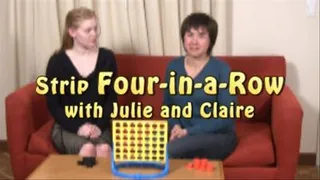 Strip Four-in-a-Row with Julie and Claire